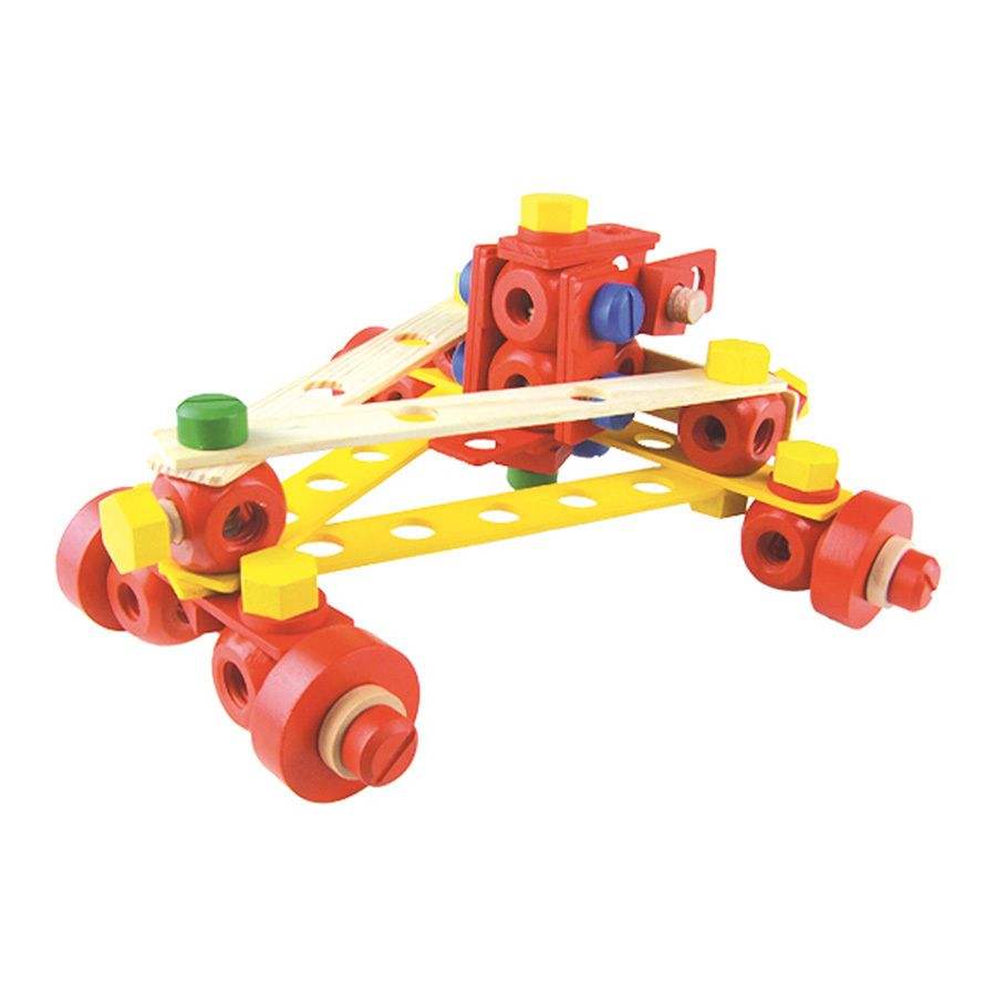 Jouet de construction Super Batibloc 100 pièces - Jouets en bois