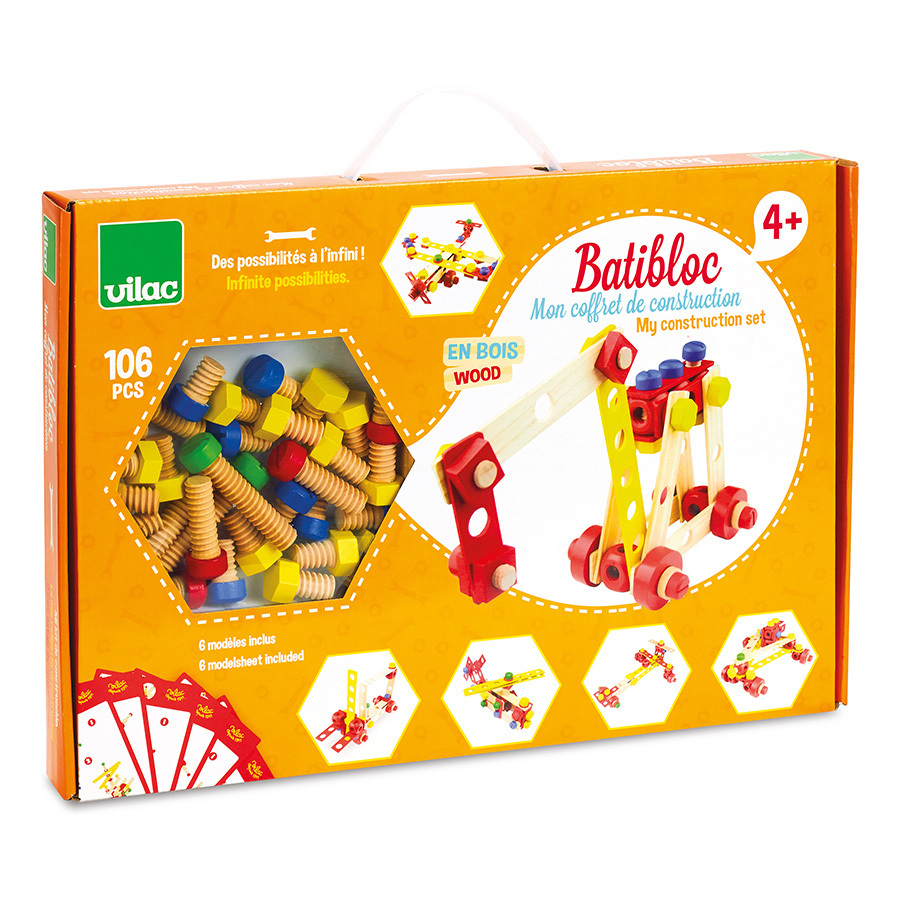 Jeu de construction, coffret Batibloc - Jeux de construction - VILAC