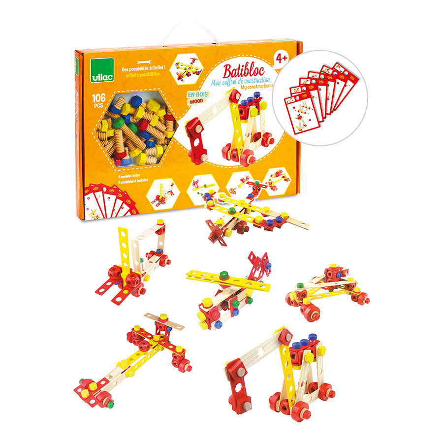 Jeu de construction, coffret Batibloc - Jeux de construction - VILAC