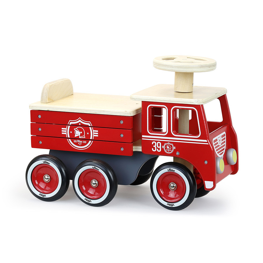 Camion de pompiers jouets, Camion pompier en bois