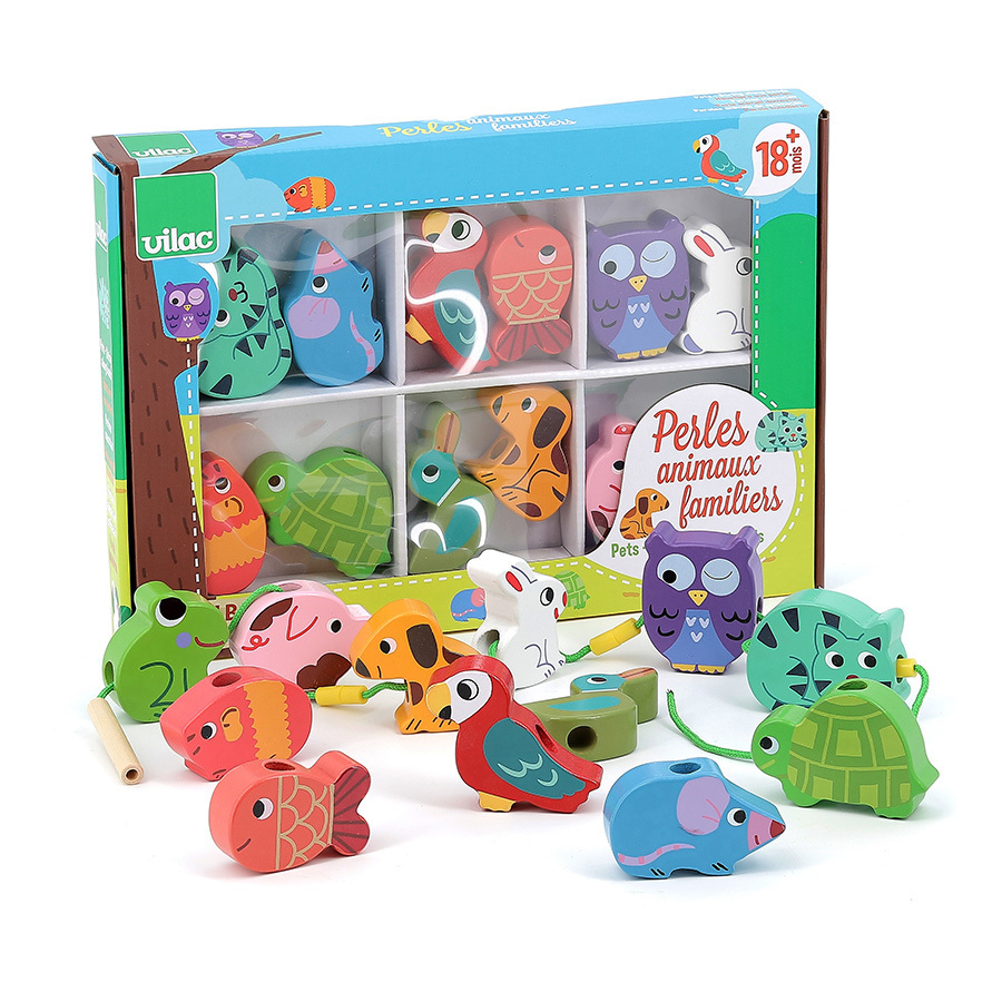 Coffret cadeau Figurines en bois Animaux