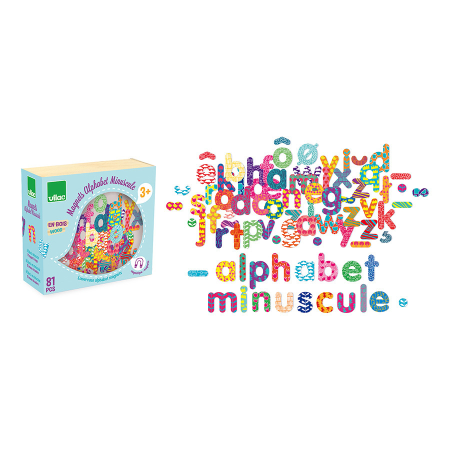 Magnets Alphabet minuscule 81 pcs