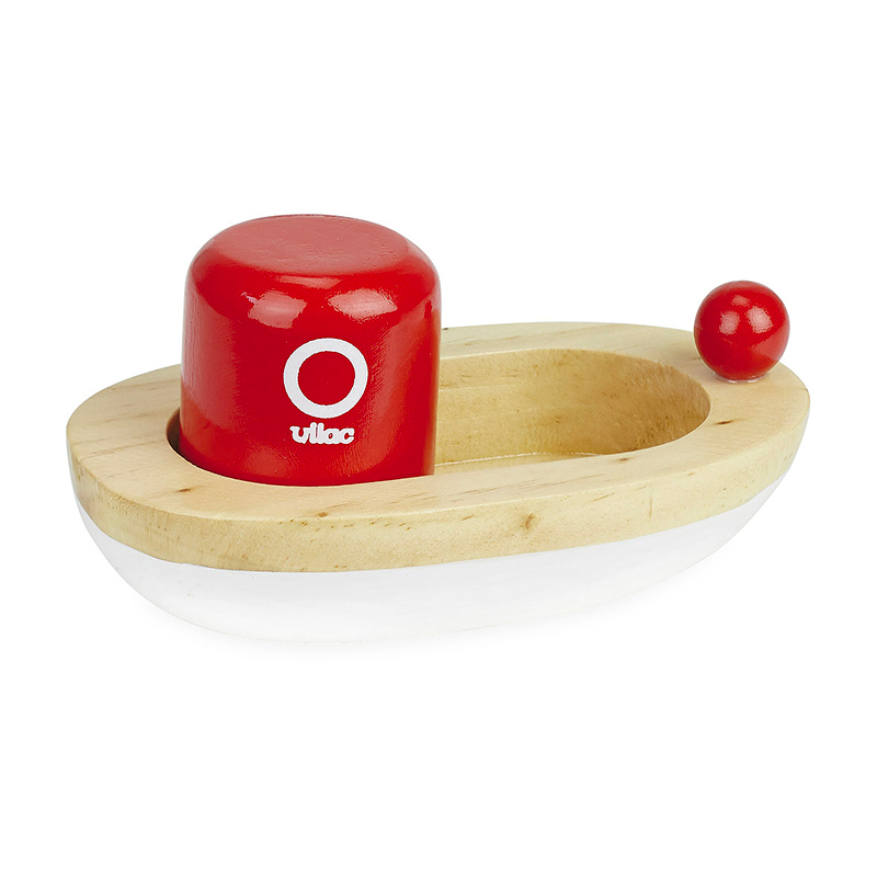 Petit bateau de bain - Déstockage de jouets, jeux et objets de décoration  en bois - VILAC