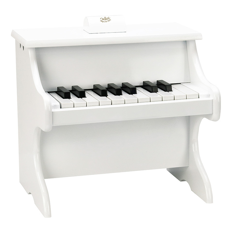 Generic Piano Enfant Avec Microphone– Blanc/Noir - Prix pas cher