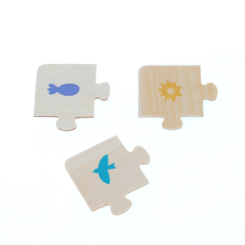 3 puzzles Terre - Mer - Ciel - Puzzle en bois - VILAC