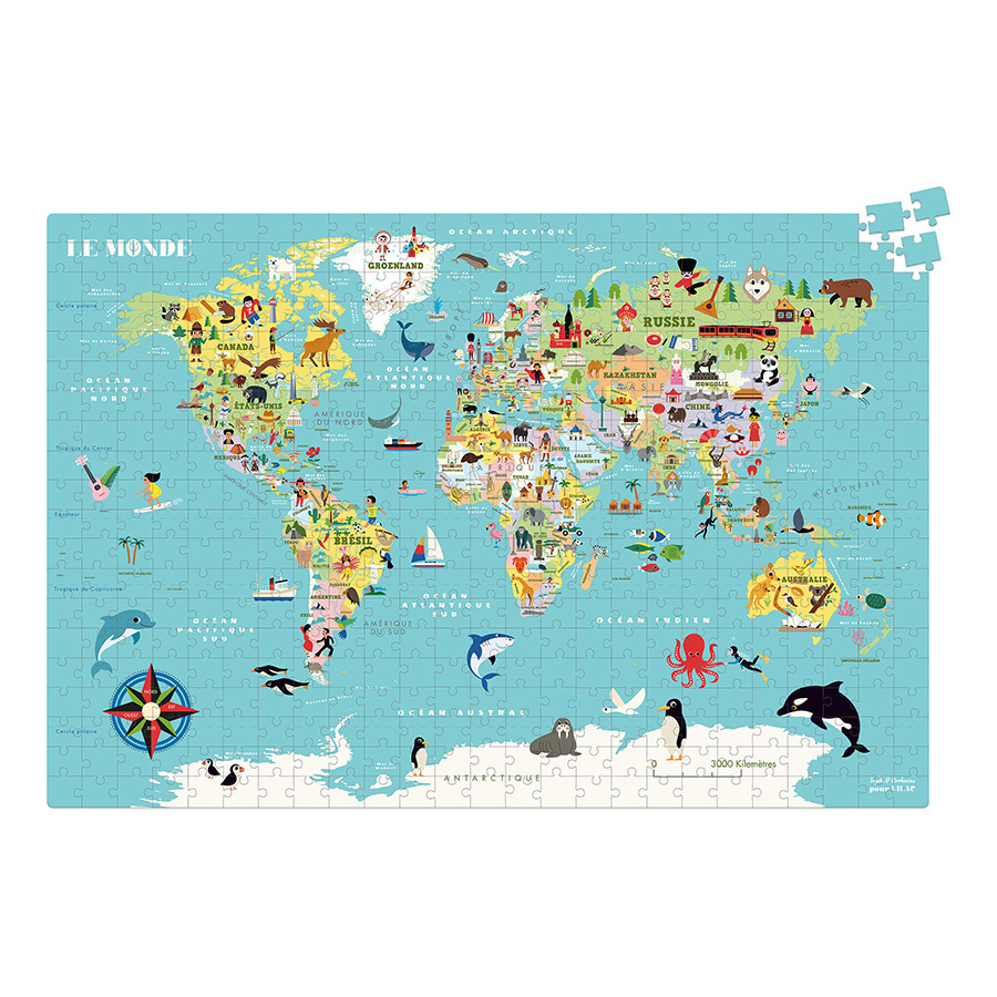 Puzzle Carte Du Monde