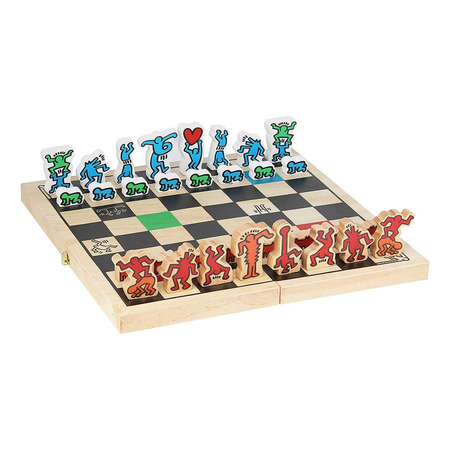 Jeu d'échecs GM en coffret - Keith Haring - Jeux de société - VILAC