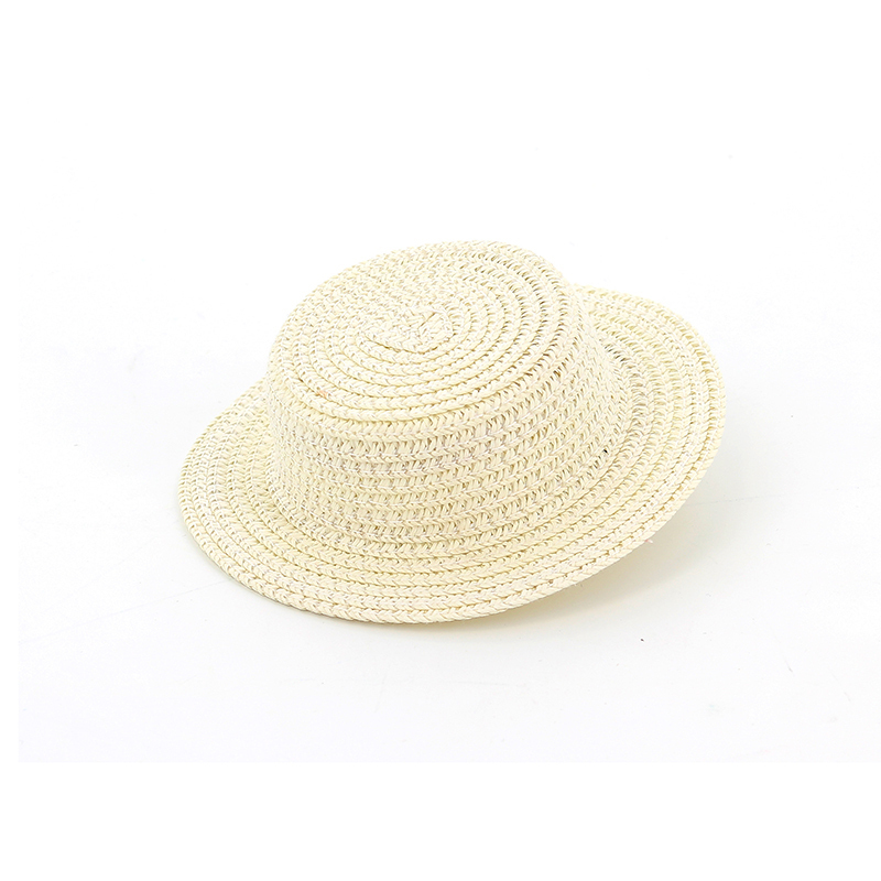 Poupée fille tissu chapeau - 35 cm - Violette