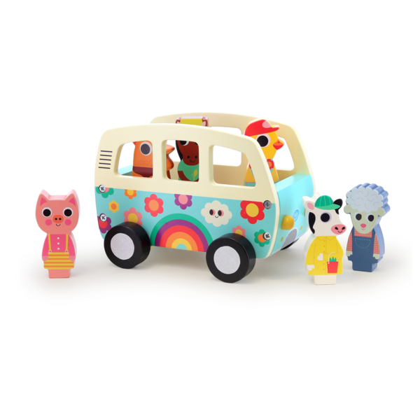 Vilac - Pop-up autobus Ingela P.Arrhenius - à partir de 18m
