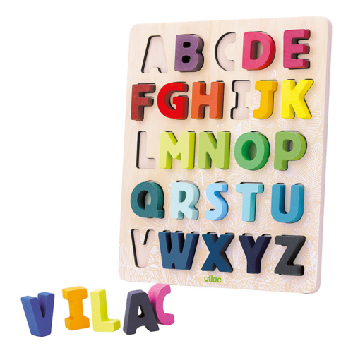 First puzzles - ABC Alphabet - shape puzzle to sort