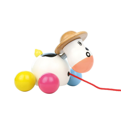 Pull toys - Baby Rosy cow pull toy
