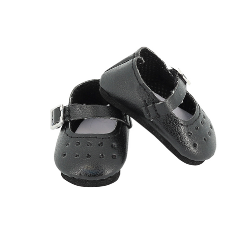  - Black shoes for Minouche 34 cm