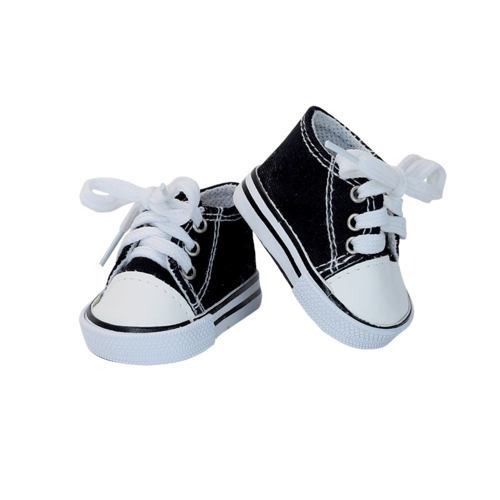  - Black sneakers for 36 cm dolls
