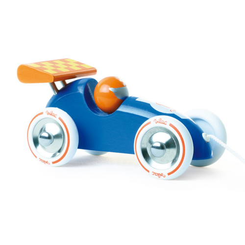 Little racers - Blue & Orange pull along racing car
