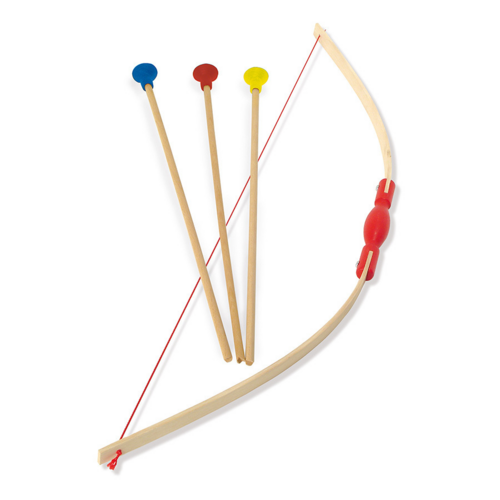 Outdoor games - Bow & 3 arrows + target in box