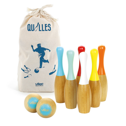 Skittles / Petanque - Bowling set (6 skittles) 