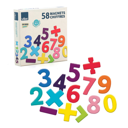 Educational games - Box set of 58 figures magnets