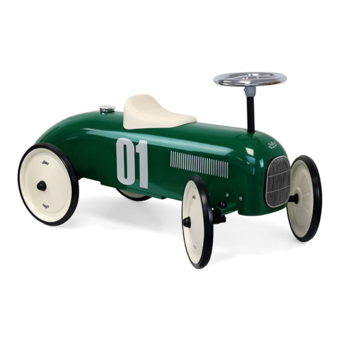 Metal ride on toys - British Green vintage car