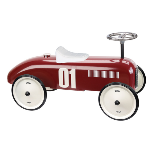 Metal ride on toys - Burgundy vintage car