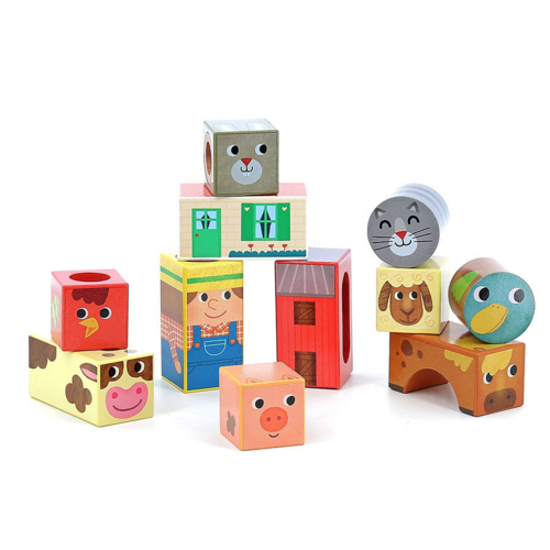 First discoveries - Farm musical blocks