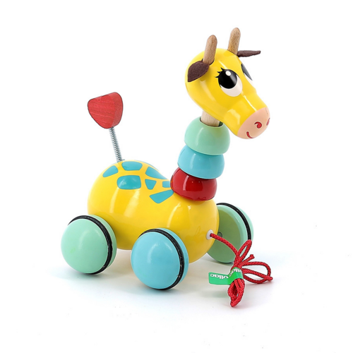 Pull toys - Flip Flap giraffe pull toy