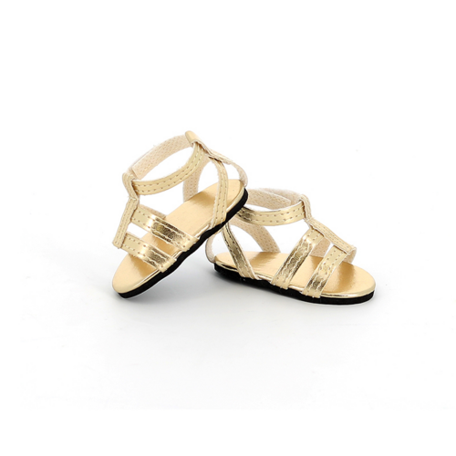  - Gold sandals for dolls 39 / 40 / 44 / 48 cm dolls 