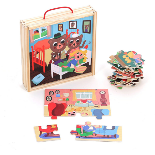 First puzzles - Goldilocks wooden puzzles - Ingela P.Arrhenius