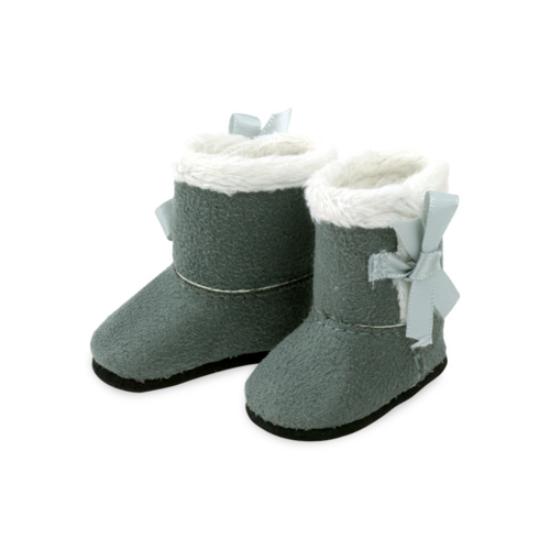  - Grey boots for Minouche 34 cm