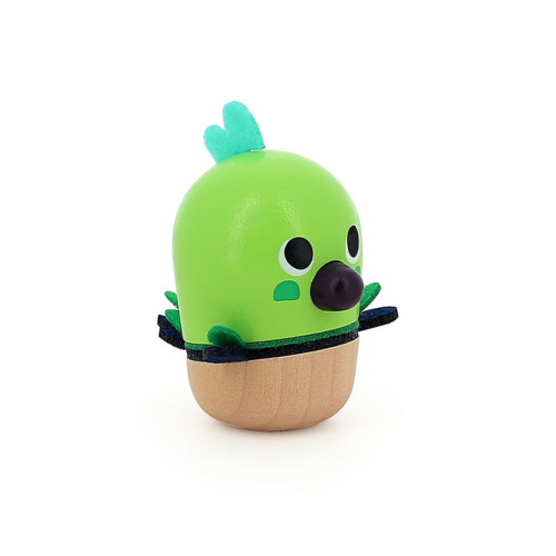 First discoveries - Hochet en bois Piou-piou, Petite perruche 