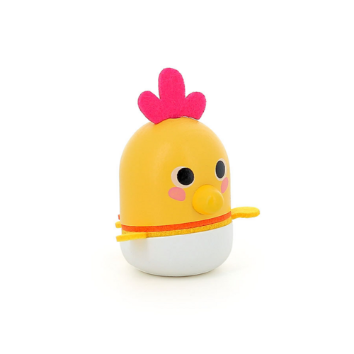 First discoveries - Hochet en bois Piou-piou, Tendre poussin 