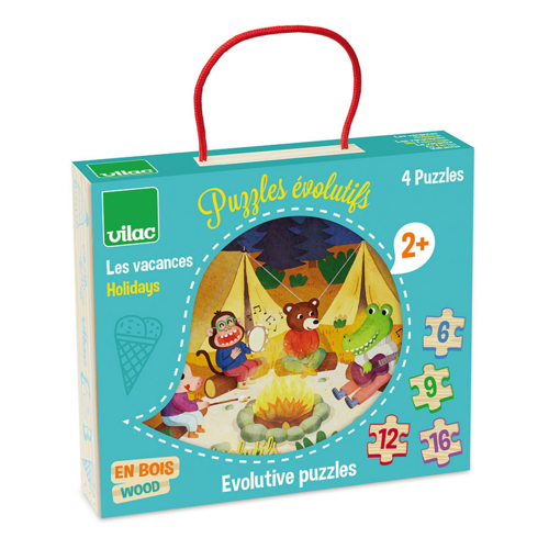 First puzzles - Holidays - Evolutive puzzle