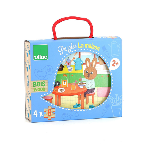 First puzzles - House - Wooden puzzle