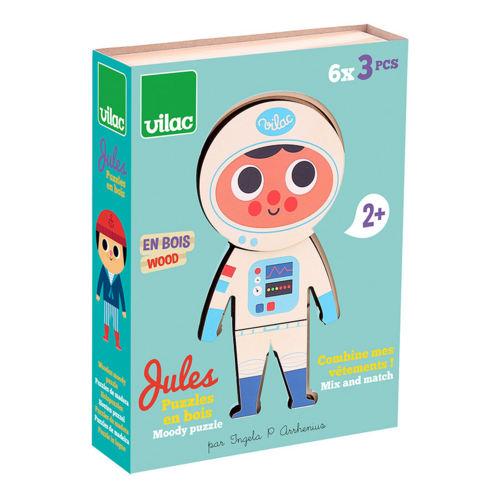 My first games - Jules - moody wooden puzzle - Ingela P.Arrhenius