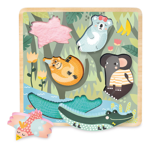 First puzzles - Jungle Touch and feel puzzle