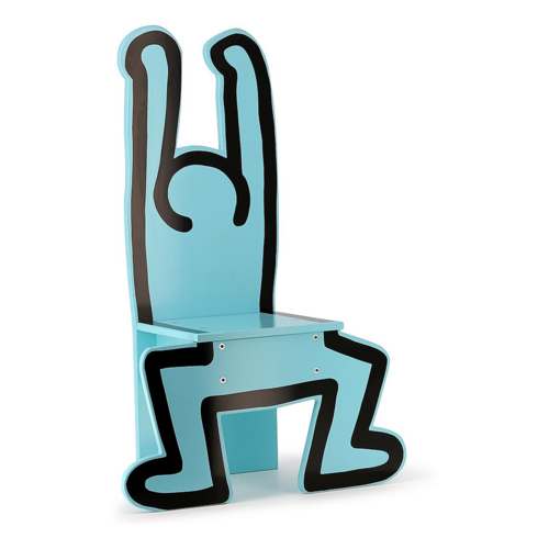 Ride ons, rocking toys and walker wagons - Keith Haring blue chair