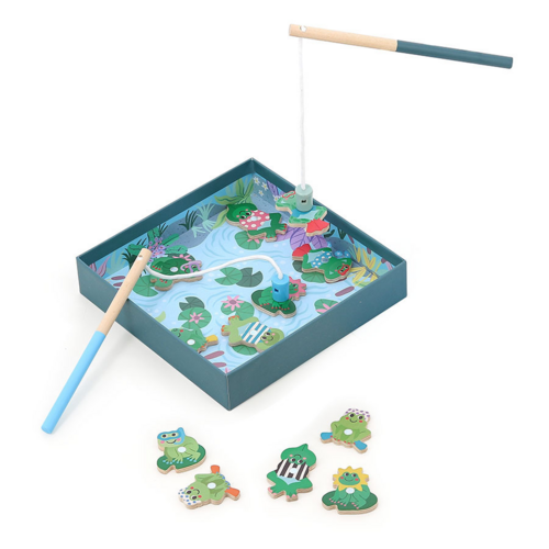 My first games - Magnetic Frogs fishing game - Michelle Carlslund