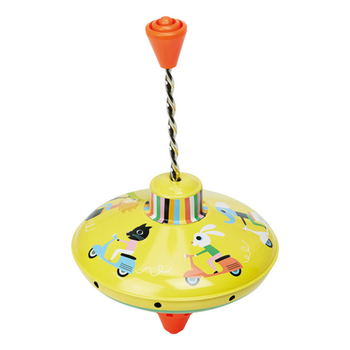 Traditional games - Metal spinning top, Sccoter - Ingela P. Arrhenius