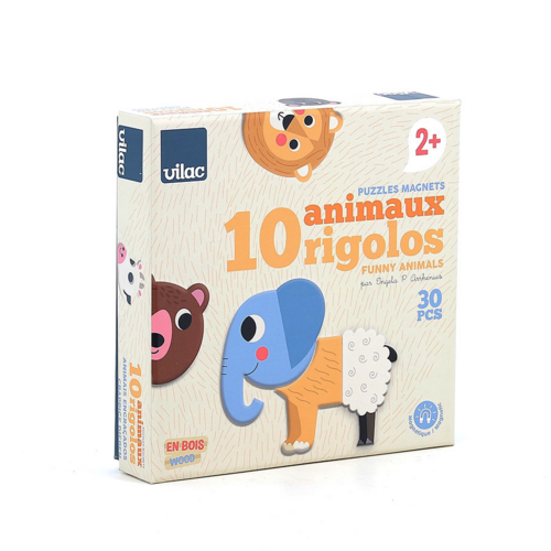 First discoveries - Mix and Match Animals - 30 wooden magnets - Ingela P. Arrhenius