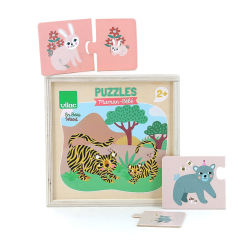 First puzzles - Mom-baby match puzzles - Michelle Carlslund 
