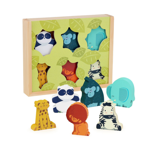 First stories - My wooden stories Jungle Animals