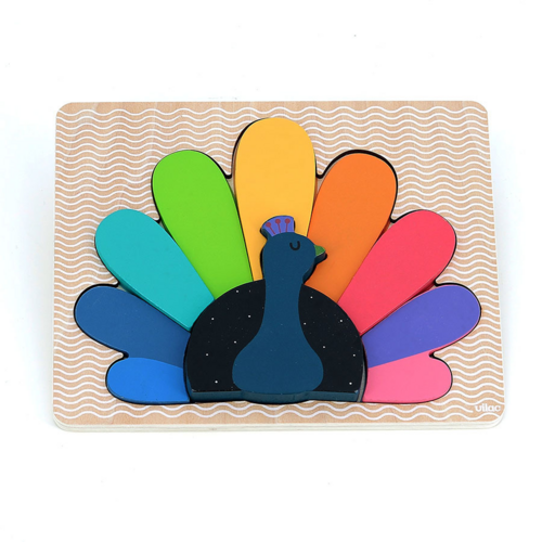 First puzzles - Peacock wooden puzzle - Andy Westface