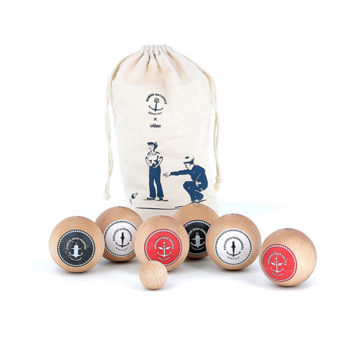 Skittles / Petanque - Petanque balls set - Marine nationale