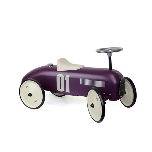 Metal ride on toys - Purple vintage car