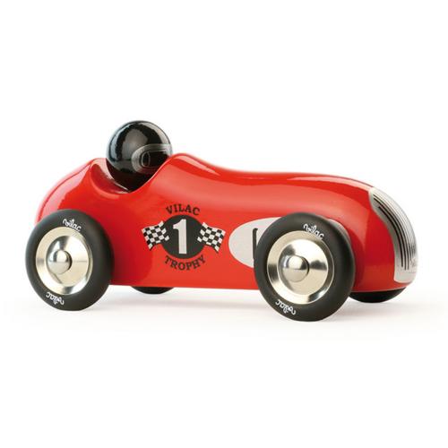 Little racers - Red Vilac trophy old sport car
