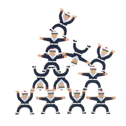 Skill games - Sailors stacking game - Marine nationale