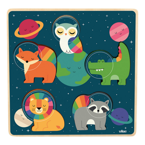 First puzzles - Space - Touch and feel puzzle - Andy Westface