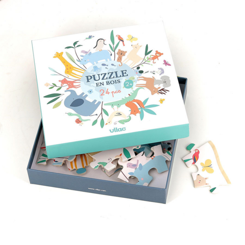 First puzzles - The world 24 pcs puzzle - Sarah Betz