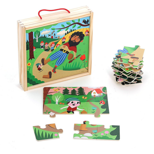 First puzzles - Tom Thumb wooden puzzles 4x9 pcs - Ingela P.Arrhenius