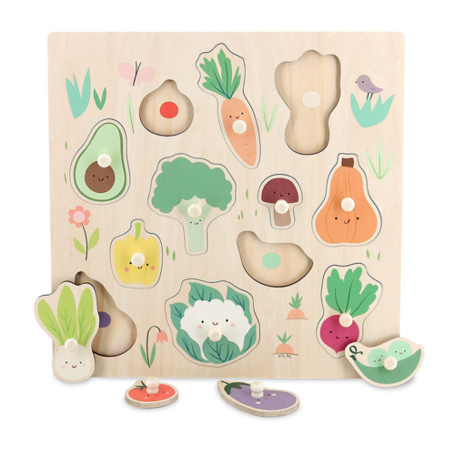 First discoveries - Vegetables peg puzzle - Sarah Betz
