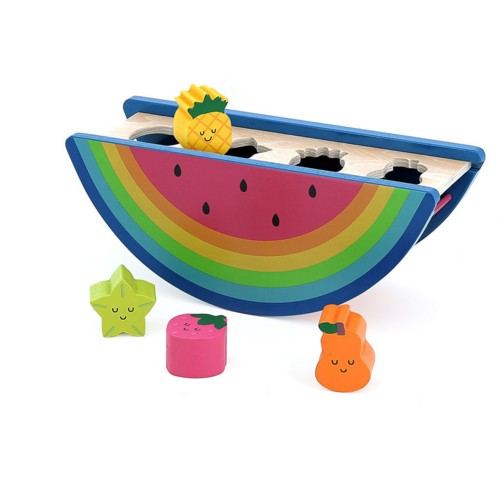 First discoveries - Watermelon & Fruits shape sorter - Andy Westface